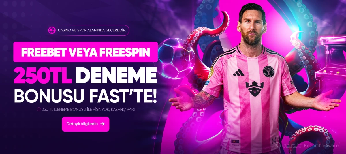 Yeni Üyelere 250₺ Deneme Bonusu!