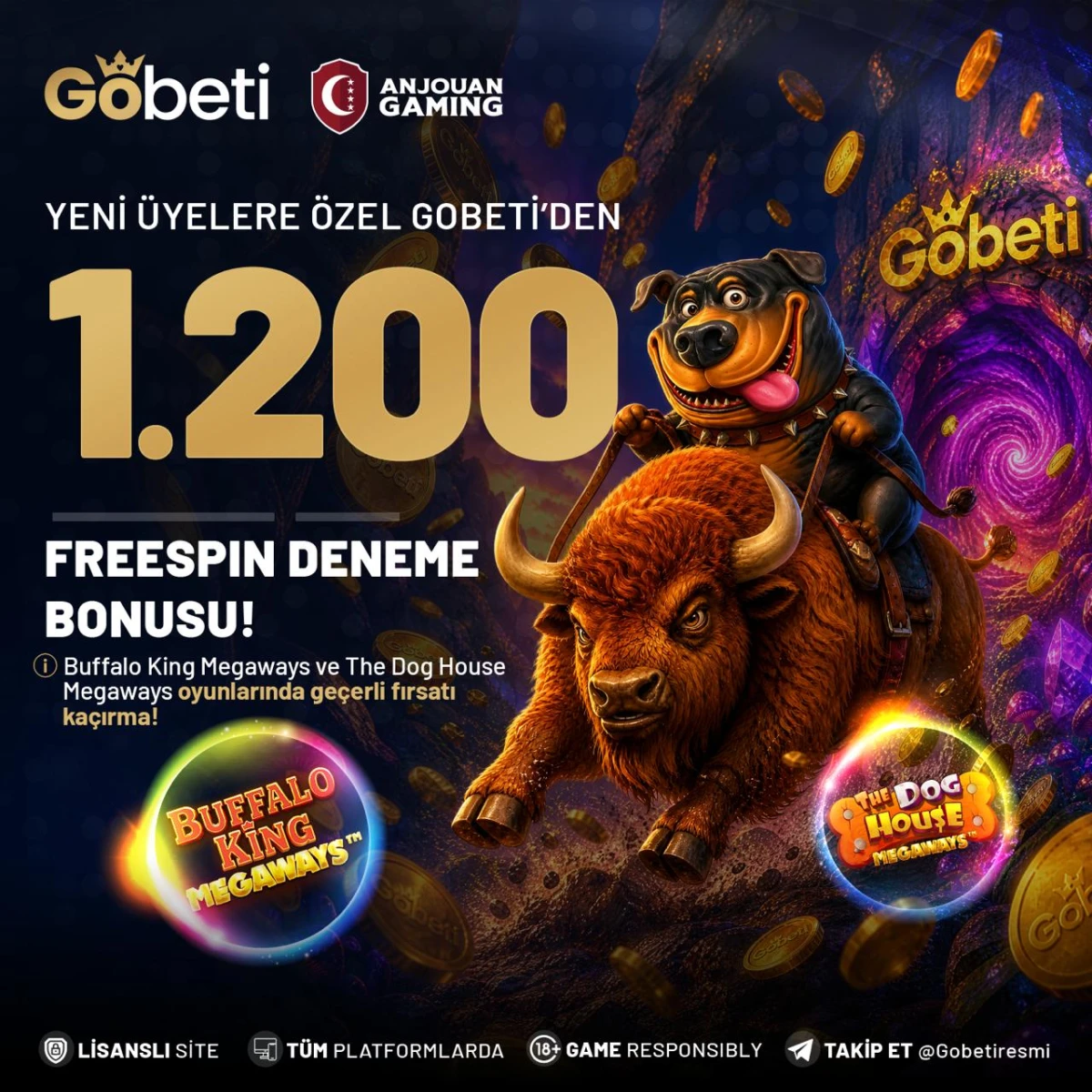 1200 FREESPIN DENEME BONUSU