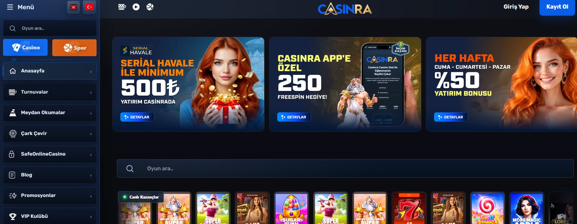 Casinra Giriş